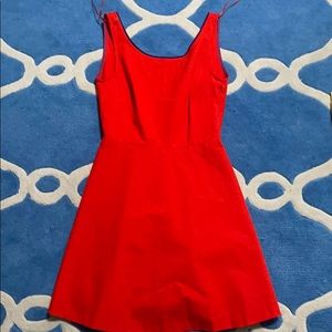 Zara Womens Sz S Red Cocktail Dress per-owned